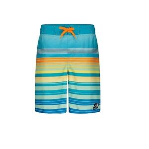 New Laguna Big Boys Groovy Summer Stripe Swim Trunks XLarge Blue Shorts